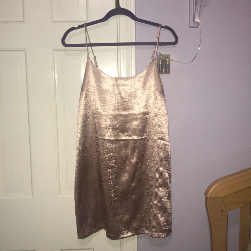 Urban Outfitters Pink Shiny Dress